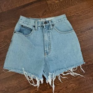 Vintage denim shorts